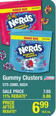 Menards Nerds Very Berry Gummy Clusters Candy - 18.5 oz offer