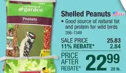 Menards Enchanted Garden Peanuts Premium Wild Bird Food - 20 lb offer
