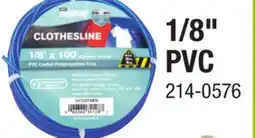 Menards KingCord 1/8 x 100' PVC Coated Polypropylene Core Clothesline offer