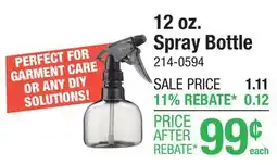 Menards Whitmor Spray Bottle - 12 oz offer