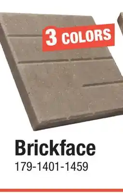 Menards 16 x 16 Gray Brickface Patio Block offer