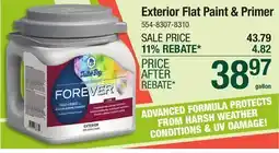 Menards Dutch Boy Forever Exterior Flat Cruisin' Blue Paint+ Primer - 1 gal offer