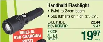 Menards Feit Electric 600 Lumen LED Handheld Flashlight offer
