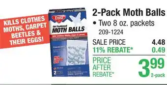 Menards Enoz Old Fashioned Moth Balls - 16 oz offer