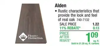 Menards Floors of Distinction Alden Columbia Oak 8-1/32 x 47-5/8 Laminate Flooring (21.26 sq.ft/ctn) offer