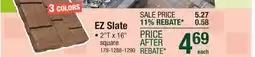 Menards 16 x 16 Sienna EZ Slate Patio Block offer