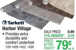 Menards Tarkett Harbor Village Grey Concrete Sheet Vinyl 12 ft. Wide offer