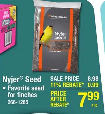 Menards Valley Splendor Nyjer Seed Wild Bird Food Seed - 4 lb offer