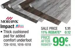 Menards Mohawk Impact Midland Timber Sheet Vinyl 12 ft. Wide offer