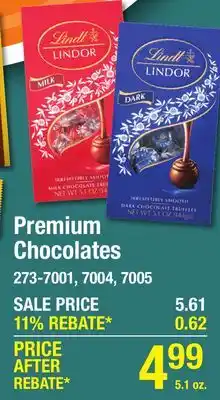 Menards Lindt Lindor Dark Chocolate Truffles - 5.1 oz offer