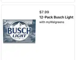 Walgreens 12-Pack Busch Light offer