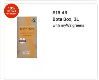 Walgreens Bota Box, 3L offer