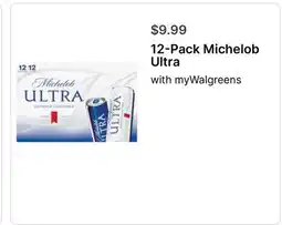 Walgreens 12-Pack Michelob Ultra offer