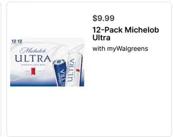 Walgreens 12-Pack Michelob Ultra offer