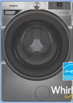Menards Whirlpool 4.5 cu. ft. Radiant Silver Front-Load Washer offer