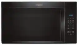 Menards Whirlpool 1.7 cu.ft. Black Over-the-Range Microwave offer