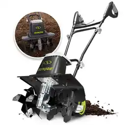 Walmart Sun Joe Electric 16-inch Garden Tiller + Cultivator, 12-Amp, 3-Position offer