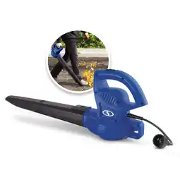 Walmart Sun Joe All-Purpose Electric Leaf Blower, 6-Amp, 155-mph, 260-CFM - Blue offer