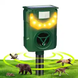 Walmart Kqiang Ultrasonic Animal Repeller Solar Powered Outdoor Waterproof 1 Pack offer