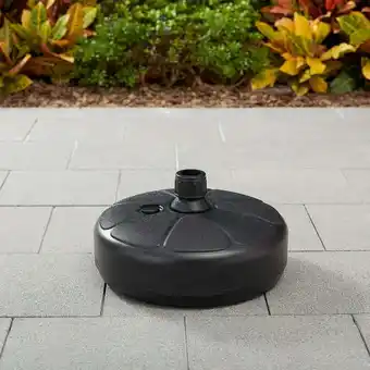 Walmart Mainstays 14 Inch Fillable OPP Resin Umbrella Base Black offer