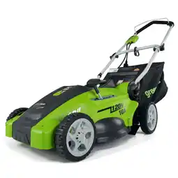 Walmart Greenworks 16 Corded Electric 10 Amp Walk-Behind Push Lawn Mower 25142 offer