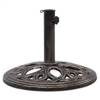 Walmart Patiojoy 18Round Umbrella Base Stand Cast Iron Heavy Duty 23lbs offer