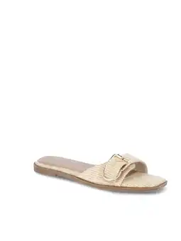 Walmart Free Assembly Women's Buckle Slide Sandals, Sizes 6-11 offer