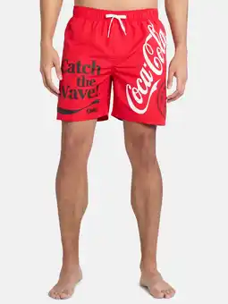 Walmart Coca-Cola Men's Swim Trunks, Sizes S-XL offer
