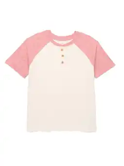 Walmart Wonder Nation Boys Henley Shirt with Short Sleeves, Sizes 4-18 & Husky offer
