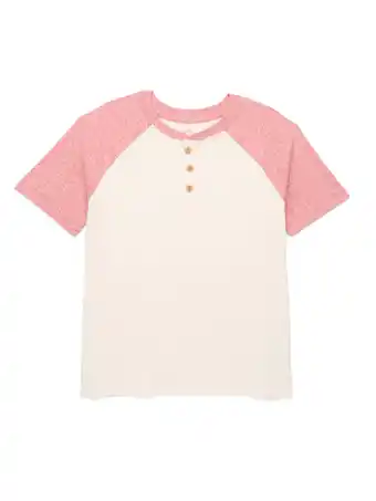 Walmart Wonder Nation Boys Henley Shirt with Short Sleeves, Sizes 4-18 & Husky offer