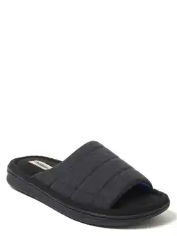 Walmart Dearfoams Cozy Comfort Men's Jersey Slide Slippers offer