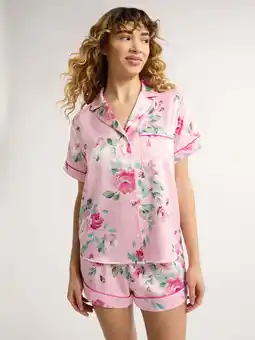 Walmart Joyspun Women’s and Women’s Plus Bridal Satin Shortie Pajama Set, Sizes XS to 3X offer