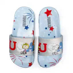 Walmart Peanuts Americana Family Slide Sandal - Women's & Girl's offer
