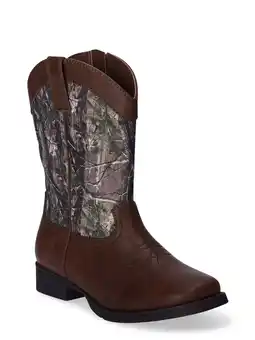 Walmart Wonder Nation Toddler & Boys Camo Cowboy Western Boots offer