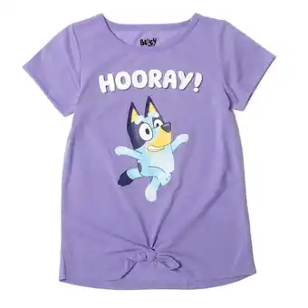 Walmart Bluey Little Girls T-Shirt Little Kid to Big Kid offer