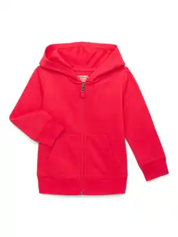 Walmart Garanimals Toddler Boy Zip Up Hoodie with Long Sleeves, Sizes 18M-5T offer