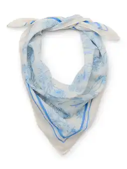 Walmart The Pioneer Woman Oversized Printed Square Scarf, 30 x 30, Navy Botanical Floral offer