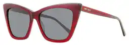 Walmart Jimmy Choo Women's LUCINE 55mm Sunglasses, Red offer