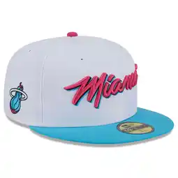 Walmart Men's New Era White Miami Heat 2024/25 City Edition Alternate 59FIFTY Fitted Hat offer