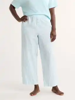 Walmart Joyspun Women's and Women’s Plus Cotton Poplin Sleep Pants, Sizes XS to 3X offer