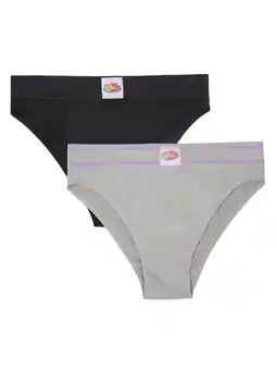 Walmart Fresh by Fruit of the Loom Juniors Riding High Seamless Bikini 2-Pack, Style FR132W, Sizes XS to 3XL offer
