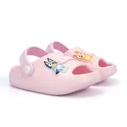 Walmart Bluey Toddler Girl Bluey & Bingo Clog Sandal offer