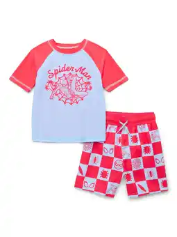 Walmart Character Toddler Boy Rash Guard and Swim Shorts Set, 2-Piece, Sizes 12M-5T offer