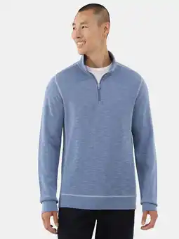 Walmart George Men's Quarter Zip Pullover with Long Sleeves, Sizes S-3XL offer