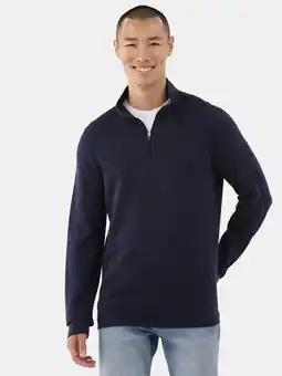 Walmart George Men's Quarter Zip Pullover with Long Sleeves, Sizes S-3XL offer
