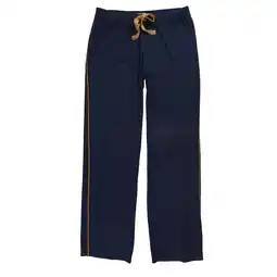 Walmart P.J. Salvage Womens 2-Tone Pajama Lounge Pants, Blue, Small offer