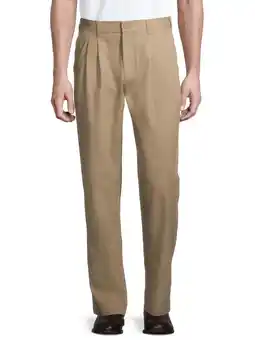 Walmart George Big Men's Pleated Front Wrinkle Resistant Pants offer