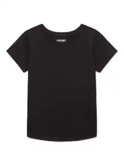Walmart Garanimals Toddler Girl Short Sleeve Solid T-Shirt, Sizes 18M-5T offer