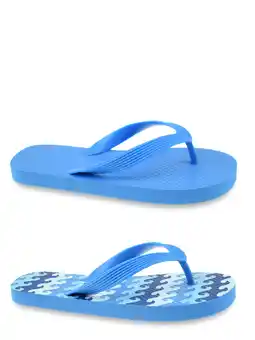 Walmart Wonder Nation Kids Unisex Flip Flops, 2-Pack offer