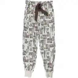 Walmart American Eagle Womens NYC Pajama Jogger Pants, Brown, X-Small offer